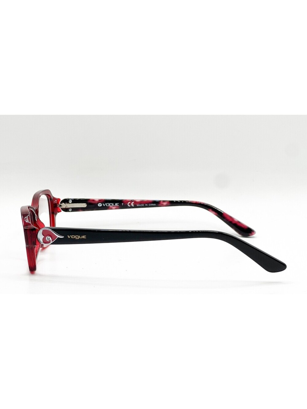 Vogue Vo 2738-B W905 Transparent Red Authentic Eyeglasses 52-16-135 - Picture 2 of 5